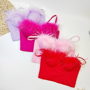 <strong>Strapless</strong> Suspender Crop <strong>Top</strong> Fish Bone Tight <strong>Fitting</strong> Wrap Chest Vest Women <strong>Tops</strong> - Product Image 4