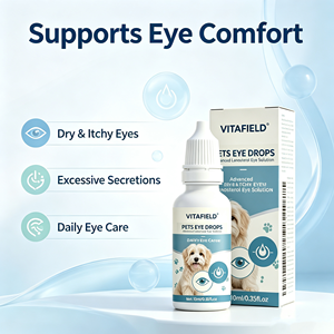 OEM ODM VITAFIELD Gouttes oculaires multivitaminées avancées pour chiens et chats - Soulage les <span class=keywords><strong>yeux</strong></span> secs/démangeaisons, les sécrétions excessives, santé rapide - Product Image 3