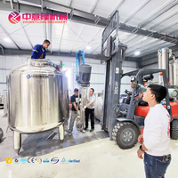 Cuve de mélange sur mesure de haute qualité avec agitateur, 500L, 1000L, 2000L, 3000L, 4000L, 5000L, 6000L, 7000L, 8000L, prix usine OEM, en acier inoxydable 304/316