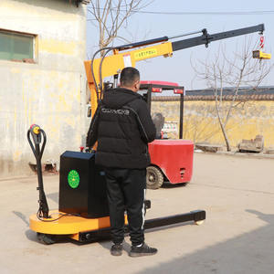 Großhandel 1300kg <span class=keywords><strong>4m</strong></span> Hub drehbarer Arm Hydraulischer kleiner elektrischer Mobil kran - Product Image 6