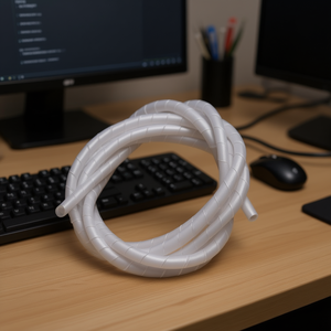 Gaine spirale pour câbles 15-100 mm, 10 mètres, protection flexible pour la gestion des fils électroniques - Product Image 3