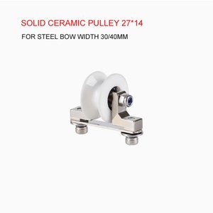 Solid Ceramic Roller 27*14 With Bracket for Twisting Machine Bow Width 40mm - Product Image 6