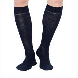 <b>Men's</b> Compression <b>Socks</b> Athletic <b>Long</b> <b>Socks</b> Knitted Sports Performance <b>Socks</b> Custom Logo for Running Basketball - Product Image 3