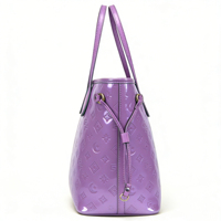 Sac fourre-tout d'été pour femmes en PU doré métallisé avec logo monogramme personnalisé, fermeture à glissière et broderie