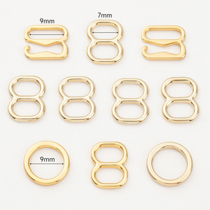 Anillos Metálicos <span class=keywords><strong>para</strong></span> Trajes de Baño, Hebilla en Forma de O, <span class=keywords><strong>Accesorios</strong></span> <span class=keywords><strong>para</strong></span> Trajes de Baño, Anillos en Forma de O, Deslizadores en Forma de 8 <span class=keywords><strong>para</strong></span> Trajes de Baño - Product Image 2