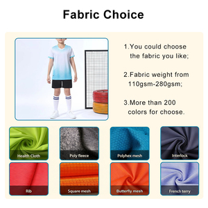 Wholesale Custom Football Soccer <b>Jersey</b> Heat-Transfer Printed Breathable Quick Dry Crew Neck <b>Short</b> Sleeve Polyester/Cotton - Product Image 3