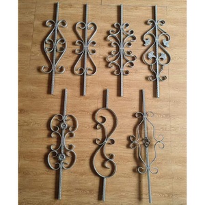 Rèn sắt nghệ thuật trang trí hàng rào trang trí phần rèn weldable hoa phụ kiện giả mạo thép lục bình cầu thang đường sắt lan can - Product Image 4