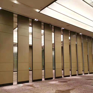 Cloison <span class=keywords><strong>acoustique</strong></span> accordéon personnalisable - Cloison coulissante suspendue mobile pour salle multifonctionnelle - Product Image 5