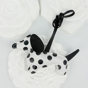 Nouveau porte-clés de voiture en PU <span class=keywords><strong>Teckel</strong></span> tacheté, pendentif chien mignon et dodu, breloques de porte-clés en cuir tendance pour accessoires de sac, en stock - Product Image 2