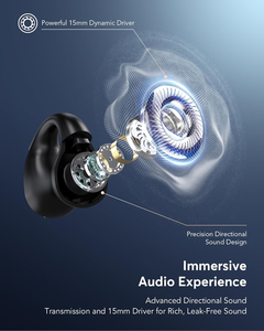 Cuffie Wireless AI con Interpretazione in Tempo Reale in 144 Lingue, 60 Ore di Autonomia, Display Digitale, Batteria a Lunga Durata, Auricolari Intelligenti da Viaggio - Product Image 3