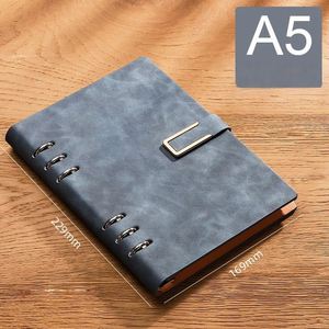 Cuaderno de Hojas Sueltas X418 A5 con Hebilla, Libreta de Negocios Minimalista de Alta Calidad para Oficina, Personalizable con Logotipo Impreso - Product Image 4