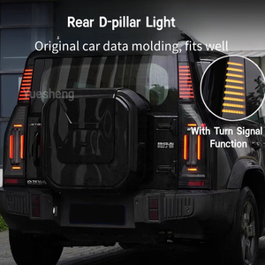 อุปกรณ์ตกแต่งรถยนต์ Jetour Traveler T2 ปี 2025 2026 ไฟ <span class=keywords><strong>D</strong></span>-Pillar แบบดัดแปลง ไฟท้าย LED ไฟเลี้ยวหลัง ไฟ <span class=keywords><strong>D</strong></span> Pillar - Product Image 5