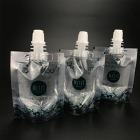 Sachet de 30ml en plastique liquide transparent transparent et souple pour shampoing et lotion de marque privée pour la sécurité alimentaire.
