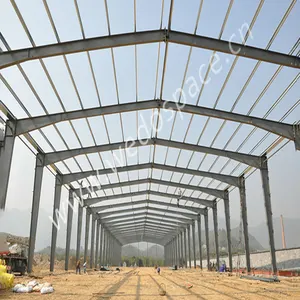 Super Cheap Prefabricated Steel Structure Frame (Q345B Or Q235B ) Warehouse /Workshop / Factory Exported