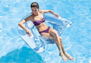 Fabrika toptan şişme yüzen su şezlong plaj sandalyesi yetişkin su minder yüzme havuzu şamandıra salonu su - Product Image 5