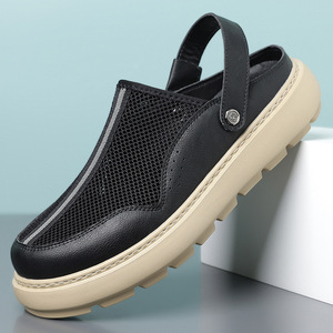 Hot Sale Men's Cushioning Clog Sandals Arch <b>Support</b> Waterproof Steel <b>Toe</b> Casual Lightweight Breathable Outdoor - Product Image 3