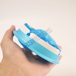 Dùng một lần 1000ml chống rò rỉ màu xanh HDPE emesis túi với ống đồng in ấn và nút đóng cửa - Product Image 5