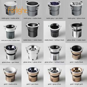 Trimless Sans Monture Plafond 75mm Encastré COB LED <span class=keywords><strong>Spot</strong></span> Down Light Bureau Commercial Maison Salon <span class=keywords><strong>Noir</strong></span> 7W 15W LED Spots - Product Image 3