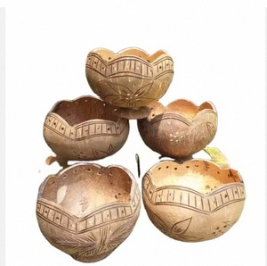 Maceta Zig Zag Hecha a Mano con Cáscara de Coco, Ecológica, Natural, Decorativa para Interiores y Jardín - Product Image 5