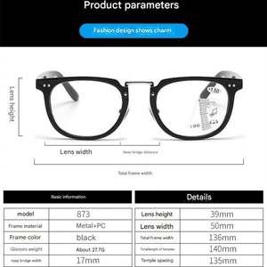 Gafas de Sol Progresivas 3 en 1 para Mujer y Hombre, Moda 2024, Anti Luz Azul, Fotocromáticas, Multifocales, para Lectura - Product Image 4