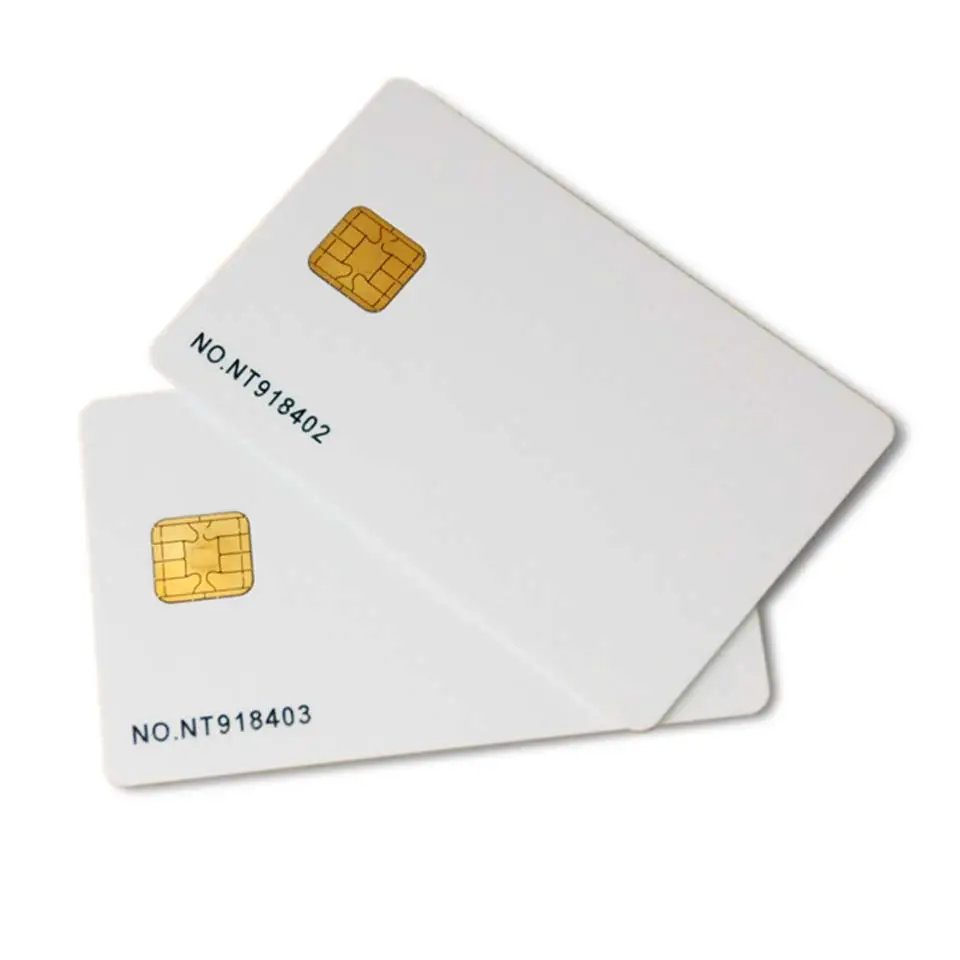 Il più nuovo prezzo di fabbrica personalizzato Sle 4442 e 4428 Chip 24k Mirror Gold Blank Chip Magnetic Strip Card