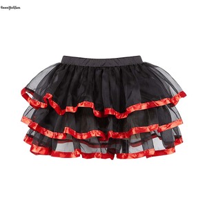 Plus Size 5XL 6XL Big Busty Ladies Gothic Korset Faldas Set Red Maduras Mujeres Corsé Vestido Malla Bustier Con 6 Busks - Product Image 6