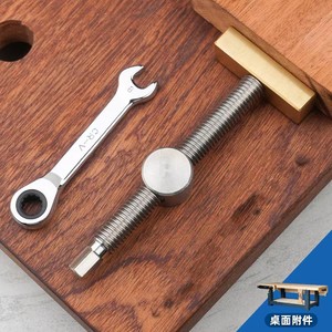 Étau d'établi réglable en acier inoxydable 19 20 mm pour table à bois - Product Image 5