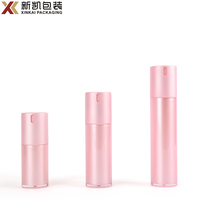 Vente en gros de bouteilles cosmétiques en plastique rose brillant/mat personnalisées Conteneurs de bouteilles de pulvérisation de brouillard pour l'emballage de lotions