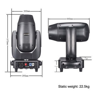 Lumière principale mobile professionnelle de lavage de tache de faisceau de la lumière BSW 3in1 d'étape de 400W CMY LED avec le mode de contrôle DMX512 - Product Image 5