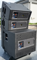 Nuevo Sistema de Sonido Line Array Profesional DAYMIC de 1000W, Altavoces de Bajos para Exteriores de 12/15 Pulgadas, Juego de Altavoces de 2000W Máx., 1 Año de Garantía