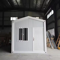 Maison préfabriquée de luxe en acier pliable de haute qualité de 20 pieds, design contemporain, maison conteneur pliable prête à l'emploi