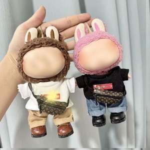 Popular Traje de Muñeca de Bambú Labuibui Primera/Segunda Generación, Adorable Juguete de Dibujos Animados Unisex 14+, Accesorios Colgantes de Ropa de Plástico PVC - Product Image 3