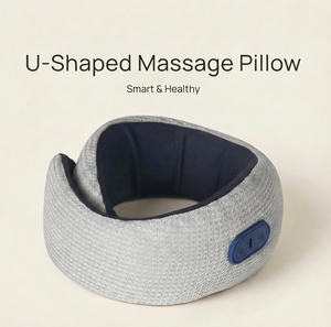 Coussin de massage chauffant sans fil pour le cou et les épaules, oreiller électrique Shiatsu à pétrissage, rechargeable par USB avec contrôle de la minuterie pour les douleurs cervicales - Product Image 3