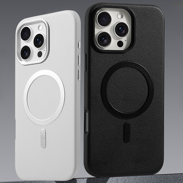 High Quality PU Leather Magnetic Phone case for iPhone case Lichee Pattern Cell Back Cover for iPhone 16E 15 14 13 12 16 Pro
