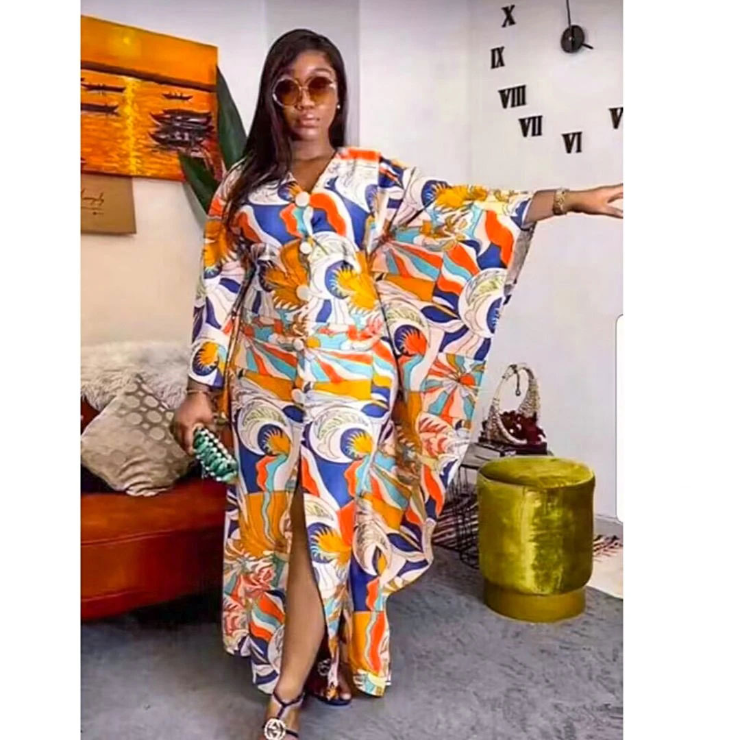 Chiffon Boubou Elegant African Clothing for Women