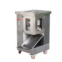 Machine de déchiquetage de coupe de viande pour le fonctionnement automatique de lame d'acier allié de trancheuse commerciale d'équipement de restaurant réglable