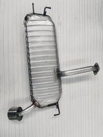 Silenciador de tubo de escape del sistema de escape de piezas de automóviles para Hyundai Tucson Kia Sportage ix35 silenciador de tubo de escape de acero inoxidable