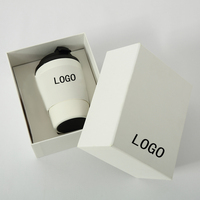 Vente chaude haut de gamme recyclable tasse eau tasse en céramique boîte d'emballage conception en gros pour bureau tasse à café papier couché