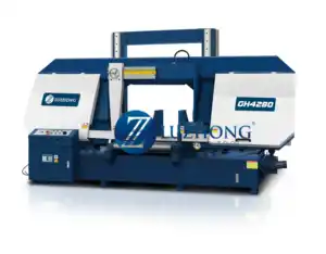 Máquina de sierra de cinta de metal resistente LUZHONG GH4280