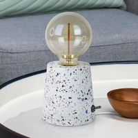 Ampoule de Table décorative électrique Vintage avec fil, Base en céramique, lampe de nuit, Mini lampe de lecture, lampe de bureau
