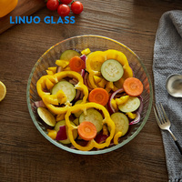 LINUO Plaque de cuisson en verre résistant à la chaleur de haute qualité pour le four Plaque de cuisson en verre anti-rayures pour micro-ondes