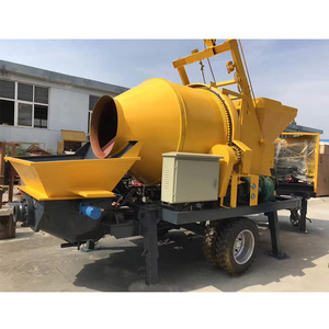 Mini pompe à béton diesel et malaxeur sur remorque, vente chaude - Product Image 1