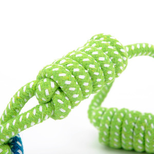 Hoopet Jouet à mâcher pour chien en corde, balle en coton nouée, fournitures pour animaux de compagnie d'intérieur, 40g - Product Image 4