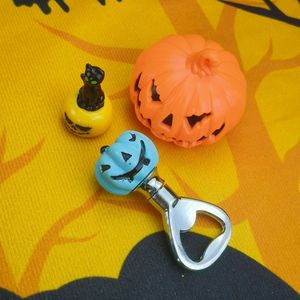 Halloween Blue Pumpkin Head Beer Opener 3.6x7.5cm Zinc Alloy Bottle Opener For Party Supplies - Product Image 2