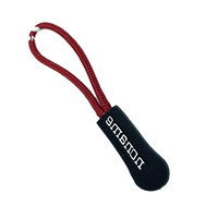 Fermeture à glissière de haute qualité Impression personnalisée Logo Extracteur de fermeture à glissière Cordon en silicone en caoutchouc Extracteurs à fermeture éclair