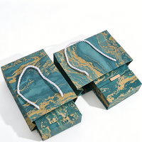 Boîtes cadeaux en papier de luxe personnalisées avec logo magnétique à double porte YZ Wholesale pour colliers