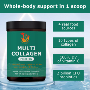 Poudre de protéines multi-collagène OEM ODM avec 4 sources alimentaires réelles, 10 types de collagène, favorise la santé des cheveux, des articulations, de la peau, de l'intestin et des ongles - Product Image 5