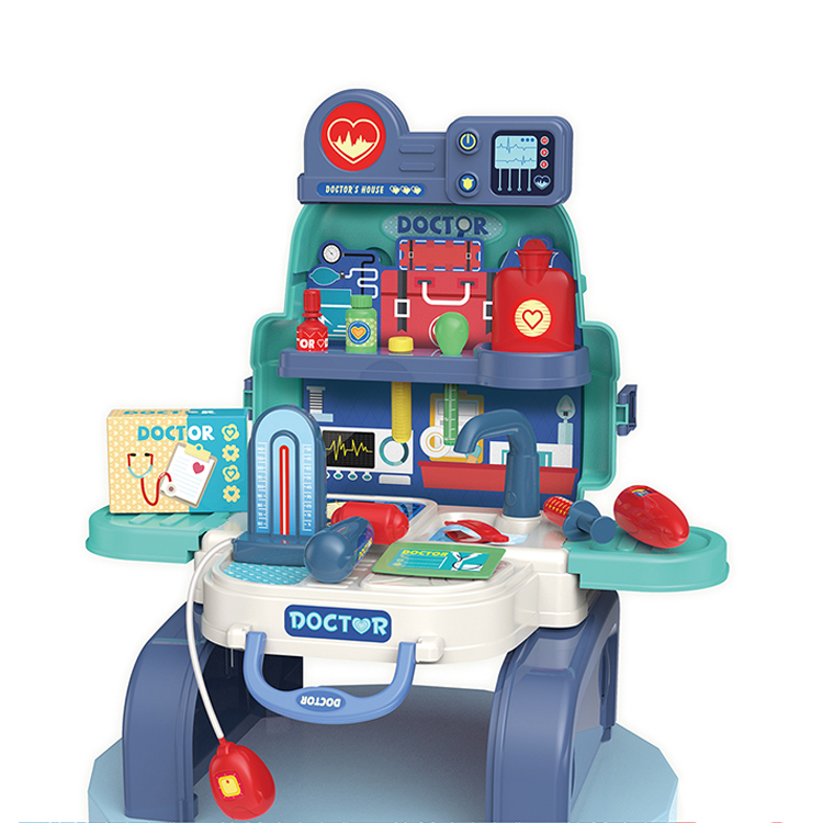 Портативная школьная сумка, ролевые игры, пластиковый набор инструментов, докторские игрушки для детей