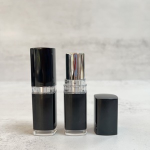 Tube carré vide en plastique ABS pour emballage cosmétique, personnalisable avec logo, pour rouge à lèvres 3-4g, conteneur de maquillage - Product Image 1