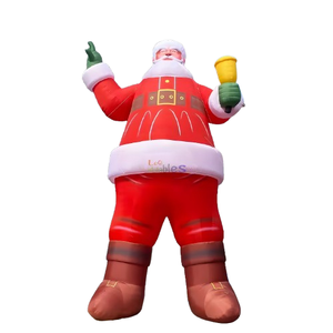 Lễ hội nhân vật ông già Noel bơm hơi khổng lồ Giáng sinh Trang trí ông già Noel thực tế bơm hơi cho các sự kiện ngoài trời - Product Image 2